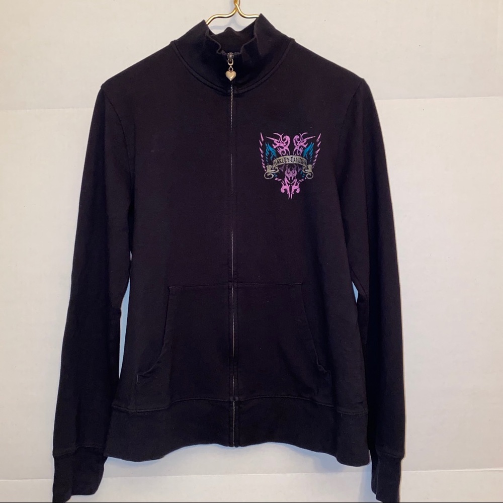 Harley Davidson zip up hoodie